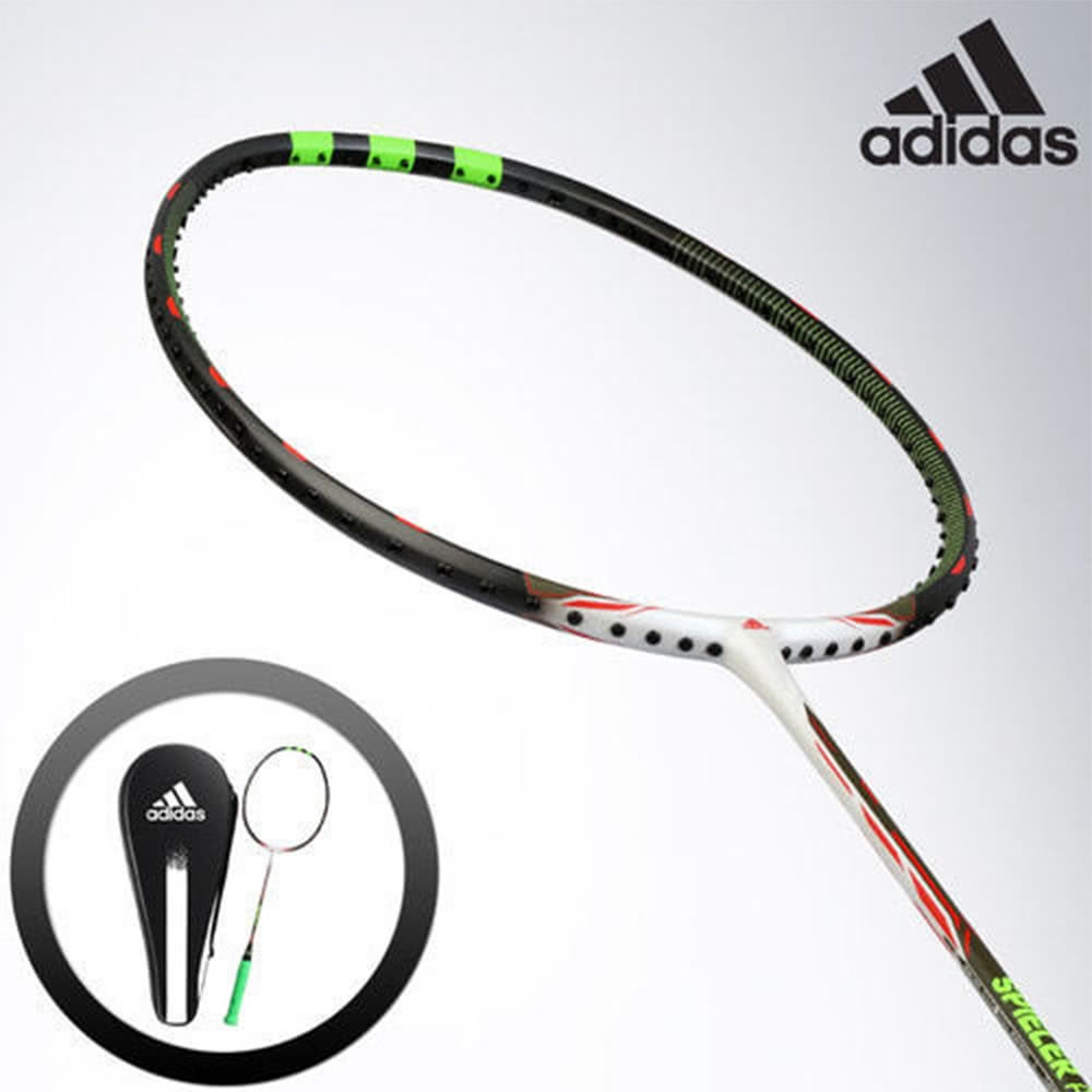 【adidas 愛迪達】Spieler A09 SMU White碳纖維羽球拍 特價$1960/原價$2180